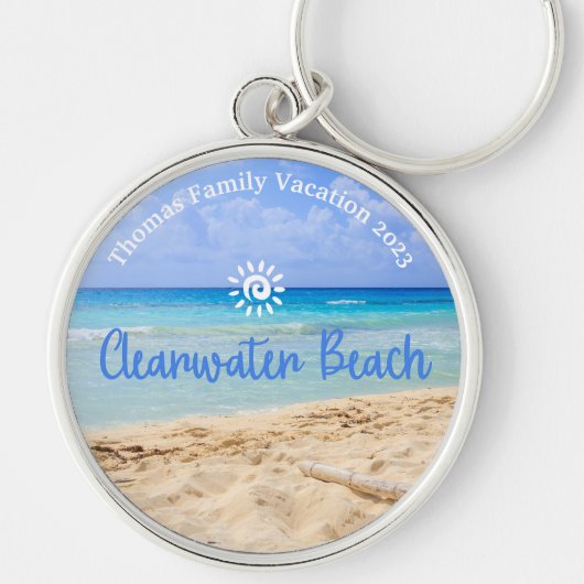 Porte-clés Vacances sur la plage de Clearwater (Devant)