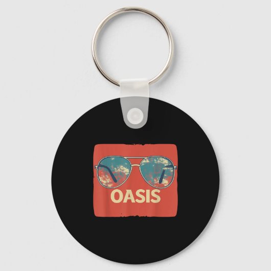 Porte-clés Vacation Sungles With Cool Oasis Statement (Recto)