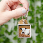 Porte-clés Vache à bébé, veau (main)
