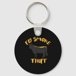 Porte-clés Vache Barbecue Grilling Drôle Amateurs de viande S