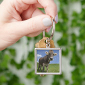 Porte-clés vache bavaroise (main)