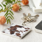 Porte-clés Vache cachée Brown (Côté)