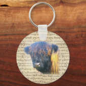 Porte-clés Vache de Highland (Recto)