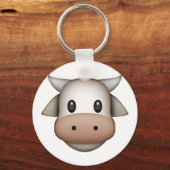 Porte-clés Vache - Emoji (Recto)
