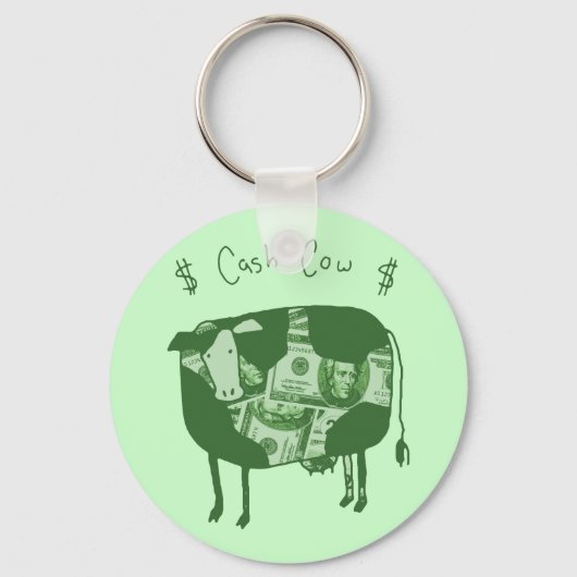 Porte-clés Vache en espèces (Recto)