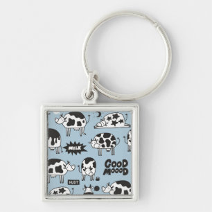Porte-clés Vache et lait