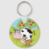 Porte-clés Vache Et Veau (Verso)