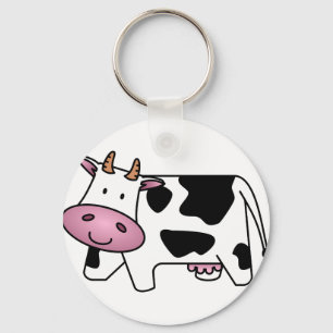 Porte-clés Vache heureuse