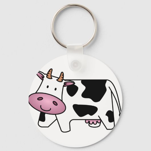Porte-clés Vache heureuse (Recto)