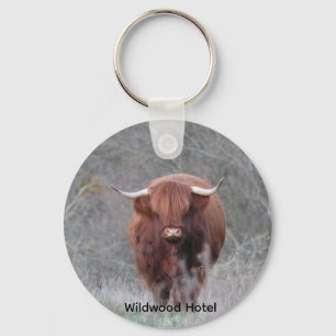 Porte-clés vache Highland personnalisé
