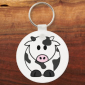Porte-clés Vache laitière mignonne (Recto)