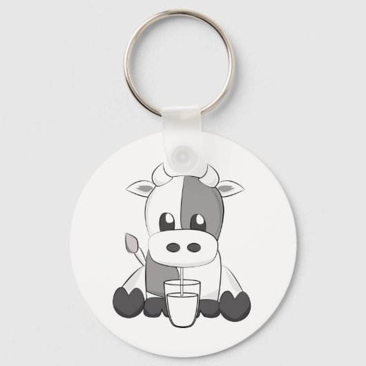 Porte-clés Vache mignonne - Vaquinha fofa (Recto)