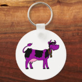 Porte-clés Vache pourpre (Recto)