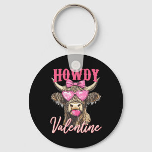 Porte-clés Vache Saint-Valentin Coquette 
