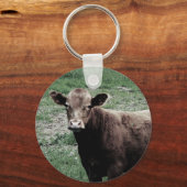 Porte-clés Vache solitaire (Recto)