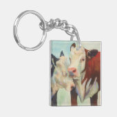 Porte-clés Vaches amoureuses (Devant gauche)