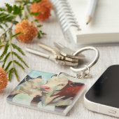 Porte-clés Vaches amoureuses (Devant Droit)