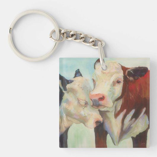 Porte-clés Vaches amoureuses (Devant)