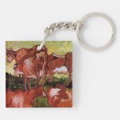Porte-clés Vaches (après Jordaens) par Vincent van Gogh (Dos)