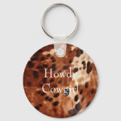 Porte-clés Vachette noire Brown (Recto)