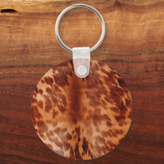 Porte-clés Vachette noire Brown (Verso)