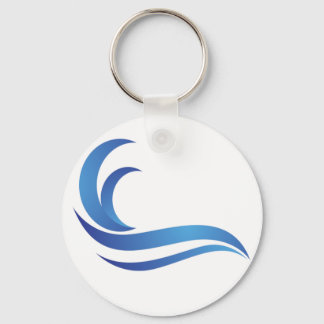 Porte-clés Vague bleue