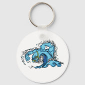 Porte-clés Vague de natation (Verso)