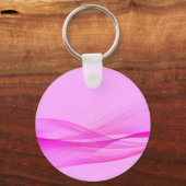 Porte-clés Vagues Abstraites sur Porte - clé rose (Recto)