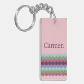 Porte-clés Vagues rose (Devant gauche)
