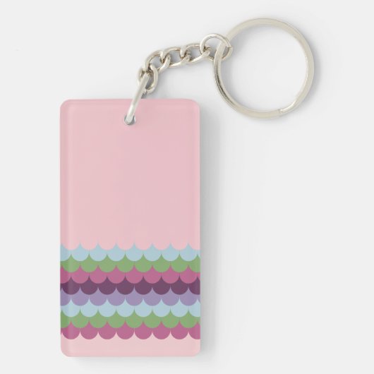 Porte-clés Vagues rose (Dos)