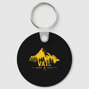 Porte-clés Vail Colorado Usa Station de ski alpin Souveni
