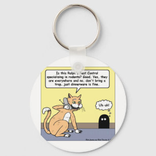 Porte-clés Vaisselle Chat & Souris Cadeaux de dessins animés
