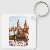 Porte-clés Valencia Espagne Architecture Voyage (Dos)