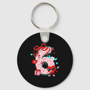 Porte-clés Valentine 67 Six Seven Mème Cœurs Dabbing qui Corr