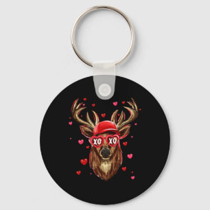 Porte-clés Valentine Buck Xo Cœur Chasseur de célibataires Ch