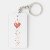 Porte-clés Valentine design : scooter et ballons porte - clé (Dos)