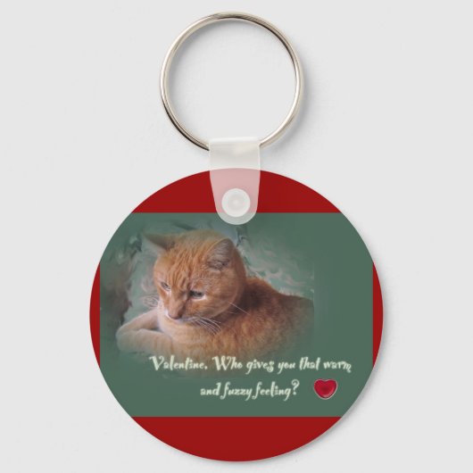 Porte-clés Valentine du chat (Recto)