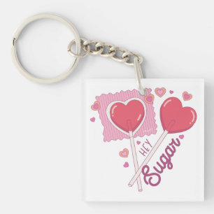 Porte-clés Valentine Hey Sugar