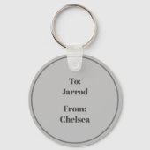 Porte-clés Valentine Il M'Aime Porte - clé (Verso)