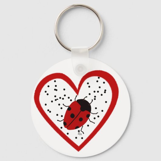 Porte-clés Valentine Ladybug (Recto)