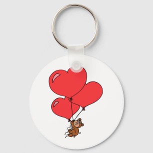 Porte-clés Valentine Love Stuffé Ours mignon