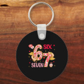 Porte-clés Valentine Nge 67 Funny Saying Six Seven Valentine' (Recto)
