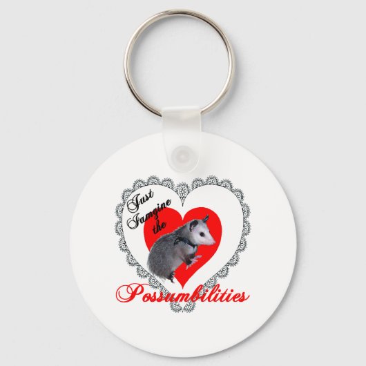 Porte-clés Valentine Possum (Recto)