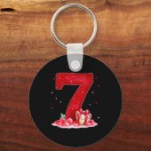 Porte-clés Valentine’s Day 67 Filled With Heart Funny Six Sev (Recto)