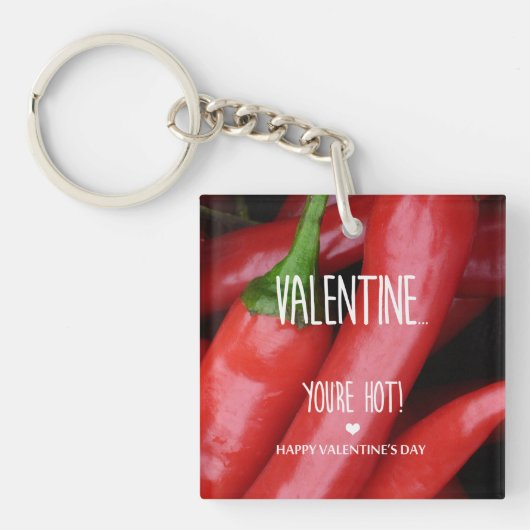 Porte-clés Valentine, tu es canon ! (Devant)