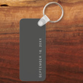 Porte-clés Valentines Aimer Photo Couple Keepsaké (Verso)