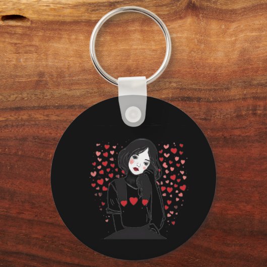 Porte-clés valentines day (Recto)