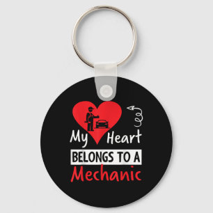 Porte-clés Valentines Day Design - Mon Coeur Appartient À Un
