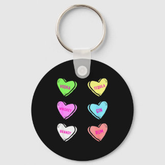 Porte-clés Valentines Day Hearts Drinking Liquor Lovers Anti 