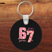 Porte-clés Valentines Day Six Seven 67 Meme 6 7 Heart Boys Gi (Recto)